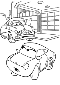 صفحات تلوين سيارات (ديزني) – الصفحة 143
