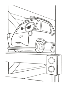 صفحات تلوين سيارات (ديزني) – الصفحة 169