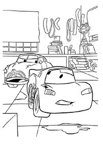 صفحات تلوين سيارات (ديزني) – الصفحة 37