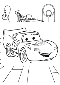 صفحات تلوين سيارات (ديزني) – الصفحة 49