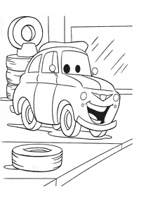 صفحات تلوين سيارات (ديزني) – الصفحة 55