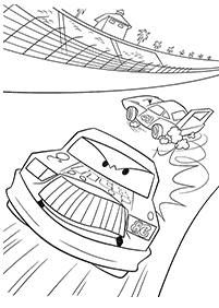 صفحات تلوين سيارات (ديزني) – الصفحة 73