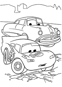 صفحات تلوين سيارات (ديزني) – الصفحة 91
