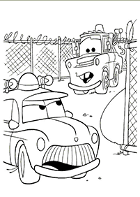 صفحات تلوين سيارات (ديزني) – الصفحة 94