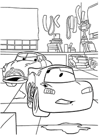 صفحات تلوين سيارات (ديزني) – الصفحة 95