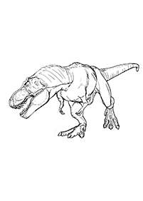 صفحات تلوين ديناصورات – الصفحة 16