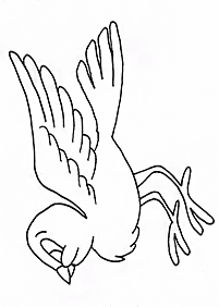 صفحات تلوين طيور – الصفحة 10