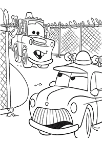 صفحات تلوين سيارات (ديزني) – الصفحة 5