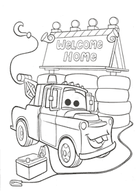 صفحات تلوين سيارات (ديزني) – الصفحة 101