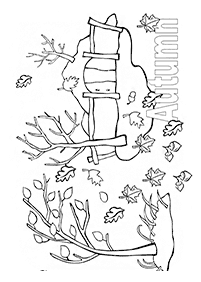 صفحات تلوين الخريف – الصفحة 28