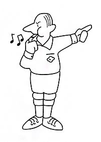 صفحات تلوين كرة القدم – الصفحة 18