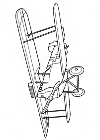 airplane coloring pages - page 14