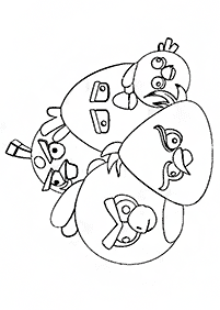 angry birds coloring pages - page 45