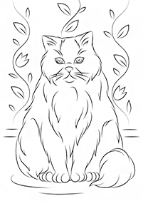 cat coloring pages - page 5