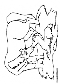 horse coloring pages - page 55