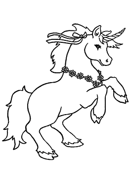 coloring pages (unicorn)