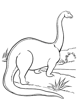 coloring pages (dinosaur)