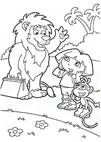 lion coloring pages - page 91