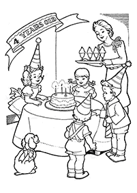 birthday coloring pages - page 30