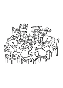 birthday coloring pages - page 31