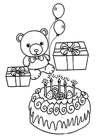 birthday coloring pages - page 36