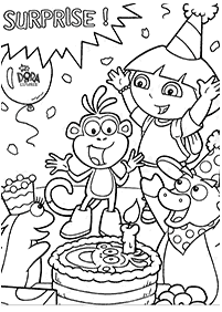 birthday coloring pages - page 37