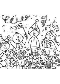 birthday coloring pages - page 39