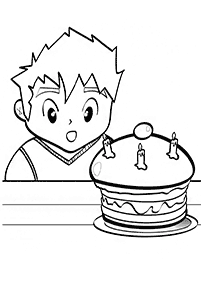 birthday coloring pages - page 40