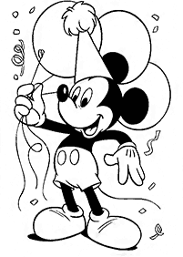 birthday coloring pages - page 43