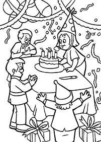 birthday coloring pages - page 47