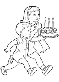 birthday coloring pages - page 50