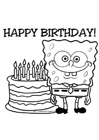 birthday coloring pages - page 69