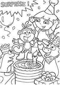 birthday coloring pages - page 84