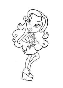 bratz coloring pages - page 10