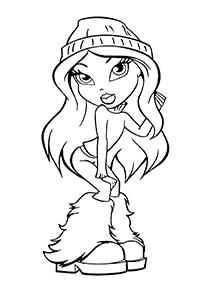 bratz coloring pages - page 12