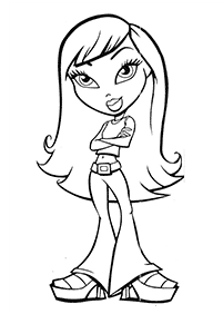 bratz coloring pages - page 13