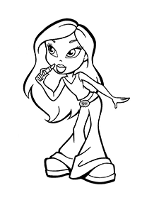 bratz coloring pages - page 14