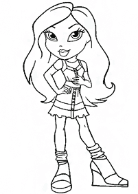 bratz coloring pages - page 15