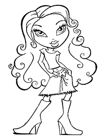 bratz coloring pages - page 17