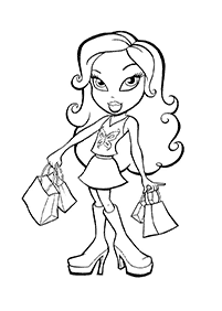 bratz coloring pages - page 18