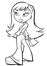 bratz coloring pages - page 19