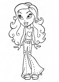 bratz coloring pages - Page 25