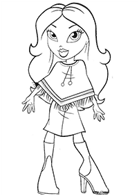 bratz coloring pages - page 3