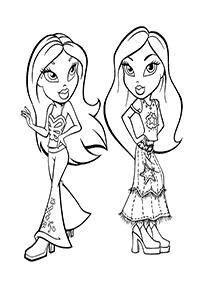 bratz coloring pages - page 30