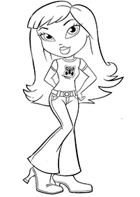 bratz coloring pages - page 31