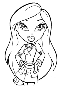 bratz coloring pages - page 32