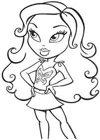 bratz coloring pages - page 33