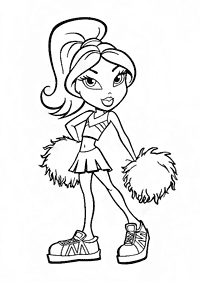 bratz coloring pages - page 34