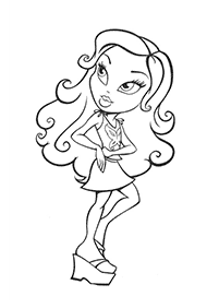 bratz coloring pages - page 35