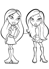 bratz coloring pages - page 37